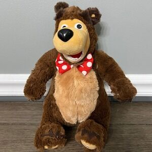 Masha and the Bear Brown Bear Plush